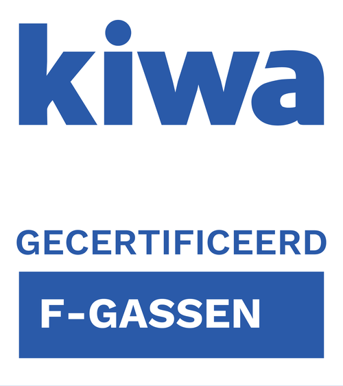 Kiwa F-gassen gecertificeerd